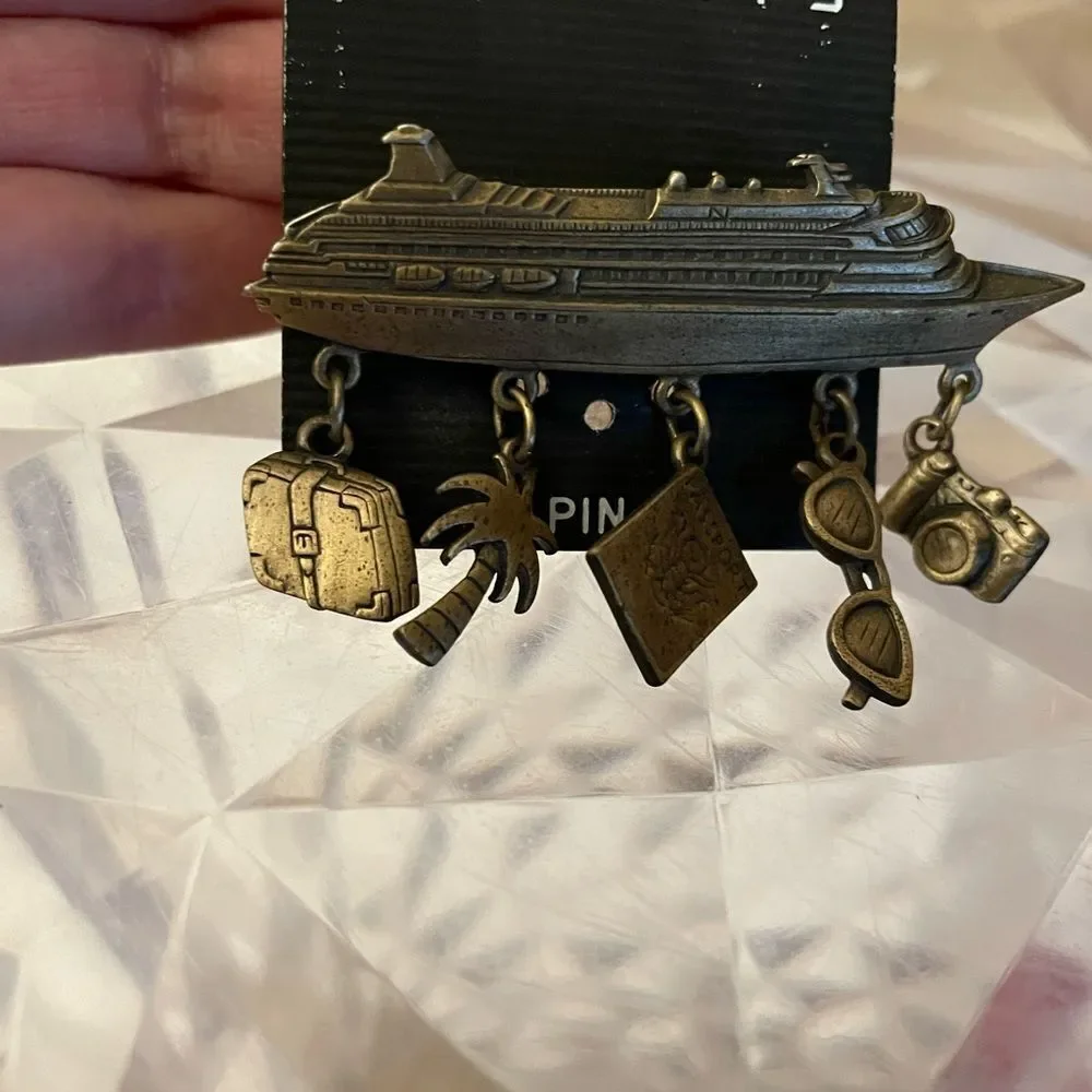 Partners Vintage Cruise Line Pin